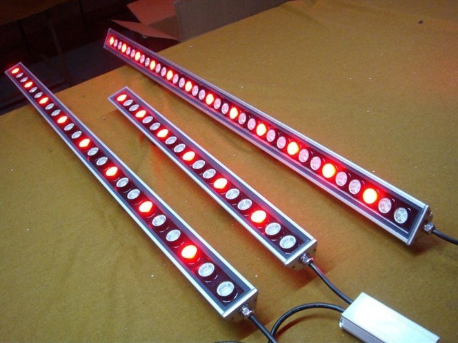 中山LED洗墙灯 24W/18W洗墙灯 线型投光灯 彩色大功